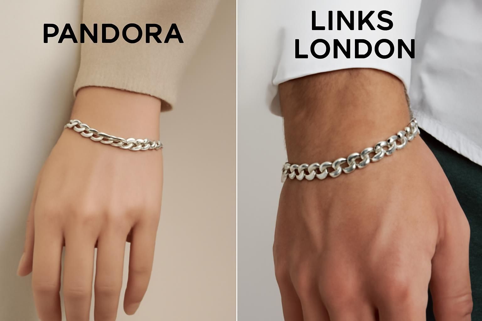 découvrez notre comparaison détaillée entre pandora et links of london, deux marques incontournables de gourmettes pour tous les styles et occasions.